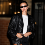 Hailey Bieber Leather Jacket